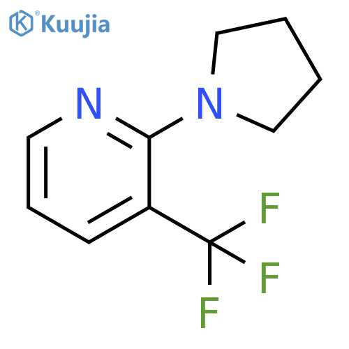 2-(Pyrrolidin-1-yl)-3-(trifluoromethyl)pyridine structure