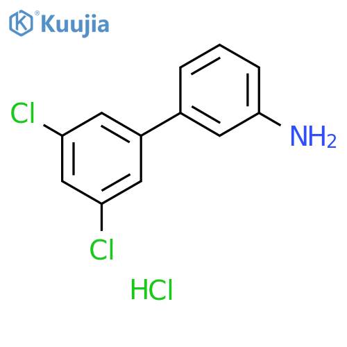 3-(3,5-Dichlorophenyl)aniline Hydrochloride structure