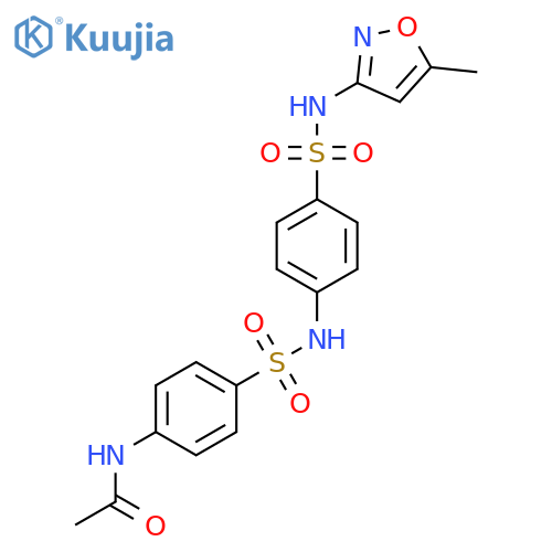 N-(4-Aminobenzenesulfonyl) Sulfamethoxazole N-Acetate structure
