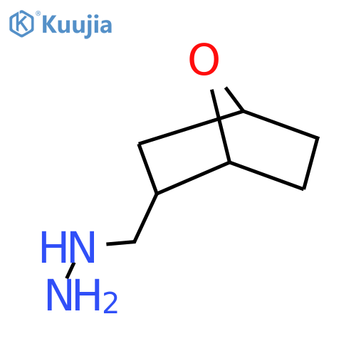 ({7-oxabicyclo2.2.1heptan-2-yl}methyl)hydrazine structure