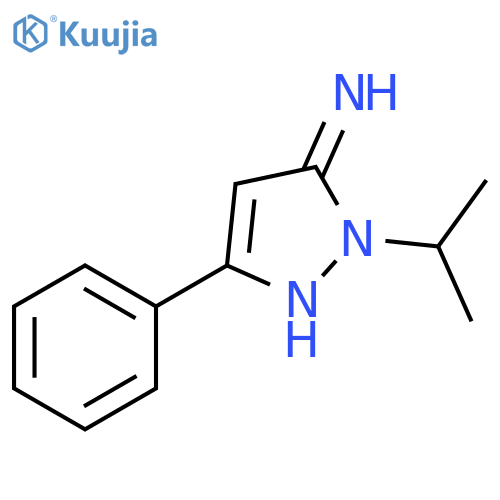 3H-Pyrazol-3-imine, 1,2-dihydro-2-(1-methylethyl)-5-phenyl- structure