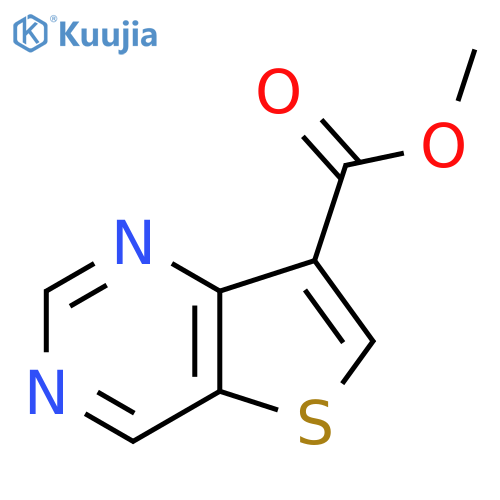 Methyl thieno[3,2-d]pyrimidine-7-carboxylate structure