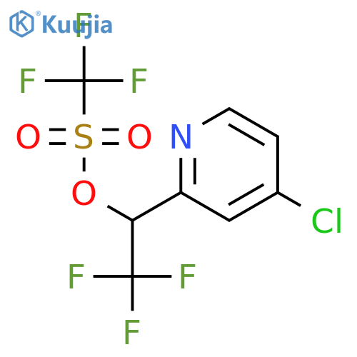 1-(4-Chloropyridin-2-yl)-2,2,2-trifluoroethyl trifluoromethanesulfonate structure