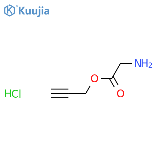 Propargyl aminoacetate hydrochloride structure