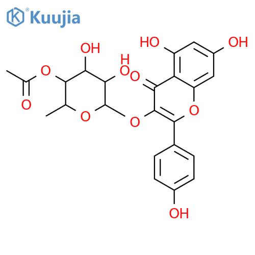 4’’-O-Acetylafzelin structure