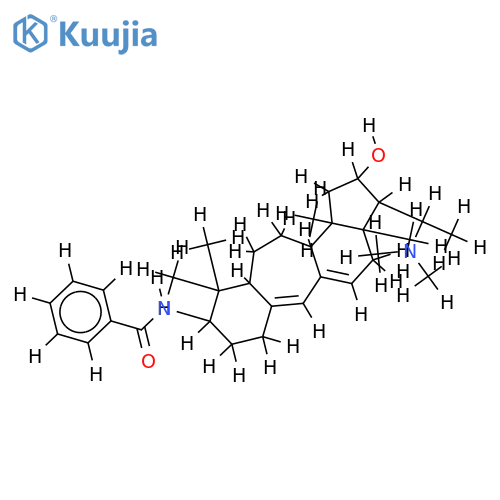 (+)-benzoylbuxidienine structure