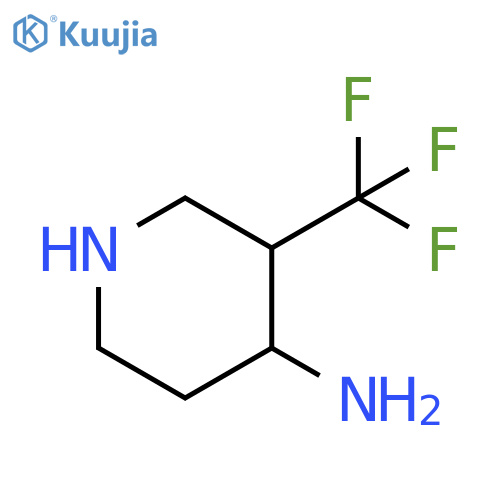 3-trifluoromethyl-4-Piperidinamine structure