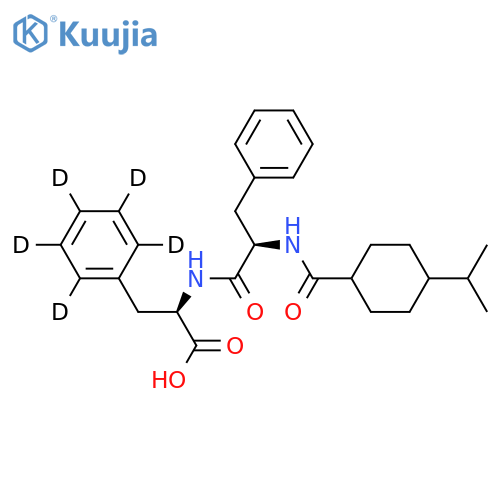 D-Phenylalanyl-d5 Nateglinide structure