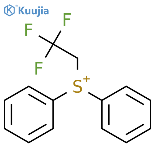 Diphenyl(2,2,2-trifluoroethyl)sulfonium structure