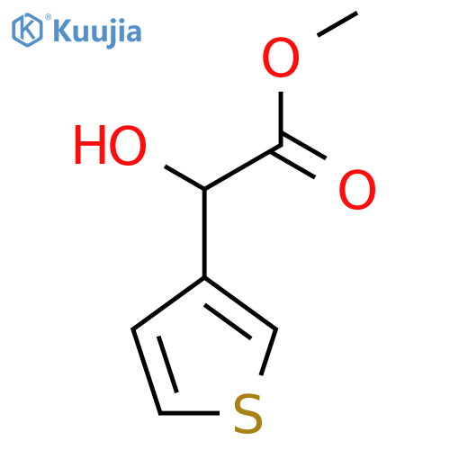 Methyl 2-hydroxy-2-(thiophen-3-yl)acetate structure