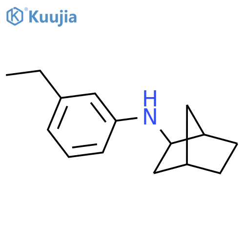 N-(3-ethylphenyl)bicyclo2.2.1heptan-2-amine structure