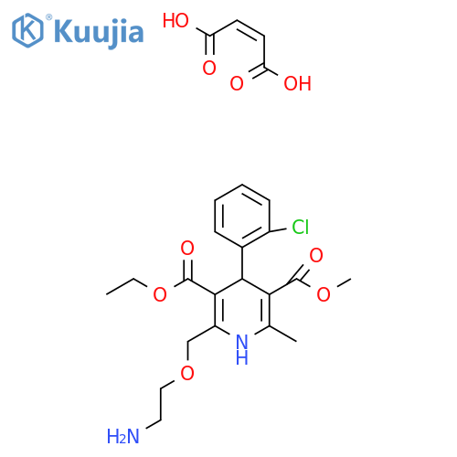 Amlodipine maleate structure