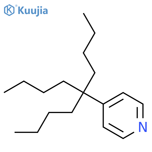 4-(5-butylnonan-5-yl)pyridine structure