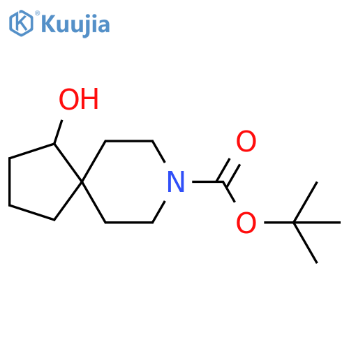 tert-butyl 4-hydroxy-8-azaspiro[4.5]decane-8-carboxylate structure