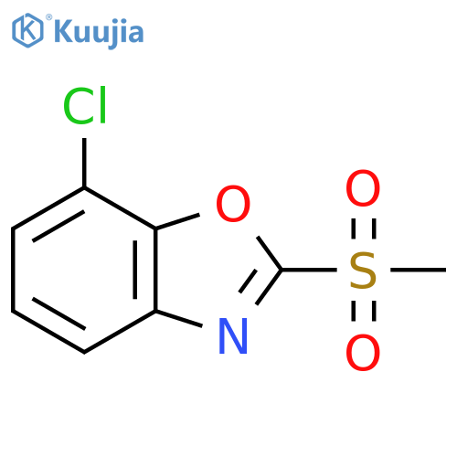 7-Chloro-2-methanesulfonyl-benzooxazole structure