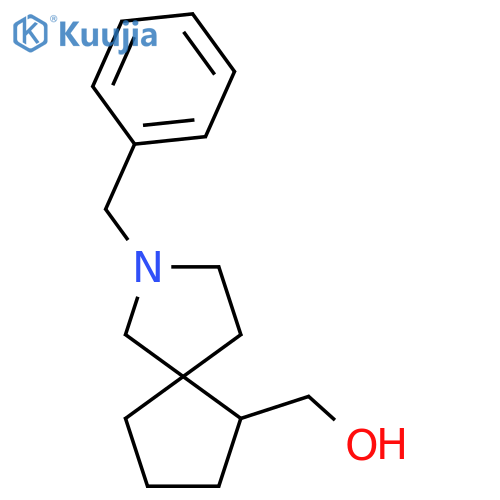 (2-Benzyl-2-azaspiro[4.4]nonan-6-yl)methanol structure