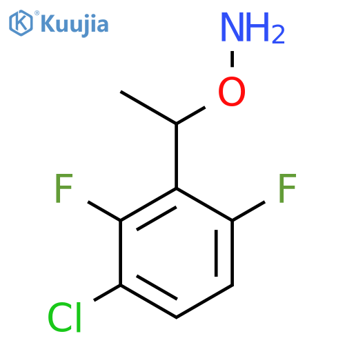 O-1-(3-chloro-2,6-difluorophenyl)ethylhydroxylamine structure