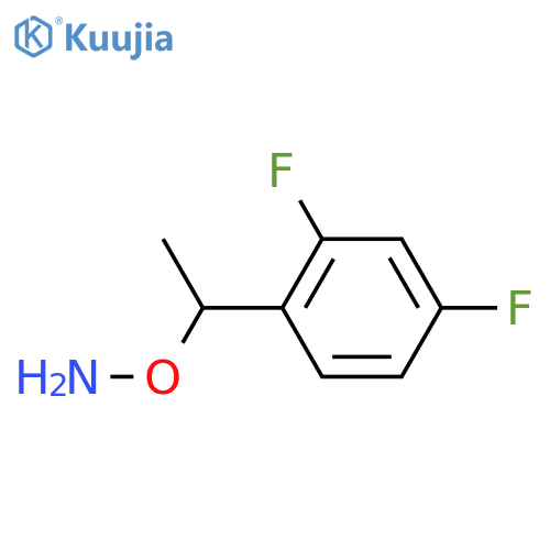 O-1-(2,4-difluorophenyl)ethylhydroxylamine structure