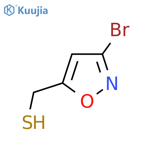 (3-Bromo-1,2-oxazol-5-yl)methanethiol structure