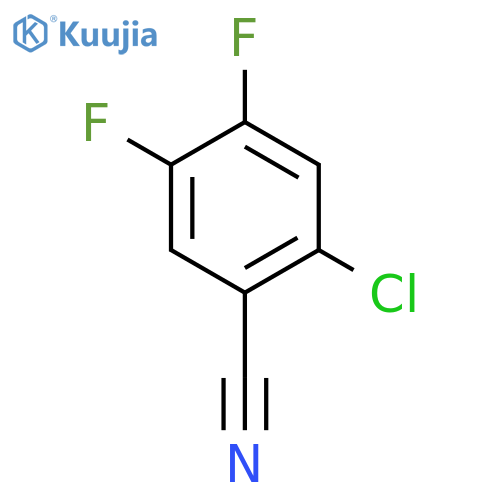 2-Chloro-4,5-difluorobenzonitrile structure