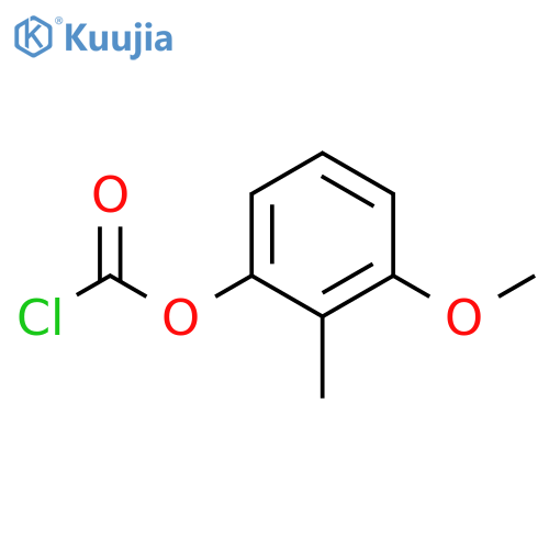 3-methoxy-2-methylphenyl chloroformate structure
