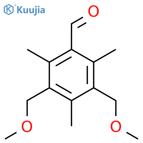 3,5-Bis(methoxymethyl)-2,4,6-trimethylbenzaldehyde structure
