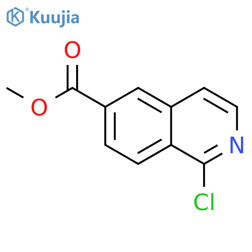 Methyl 1-Chloroisoquinoline-6-Carboxylate structure