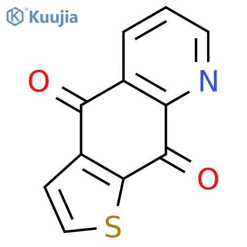 Thieno[3,2-g]quinoline-4,9-dione structure