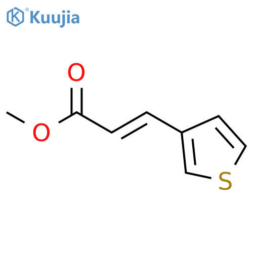 Methyl (2E)-3-(Thiophen-3-yl)prop-2-enoate structure
