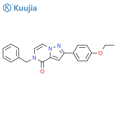 5-benzyl-2-(4-ethoxyphenyl)-4H,5H-pyrazolo[1,5-a]pyrazin-4-one structure