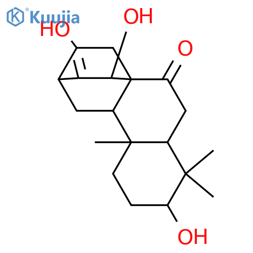 3,13,15-Trihydroxy-16-atisen-7-one; (ent-3β,13β,15α)-form structure