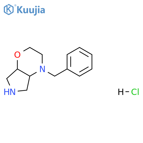 4-Benzyloctahydropyrrolo[3,4-b][1,4]oxazine hydrochloride structure