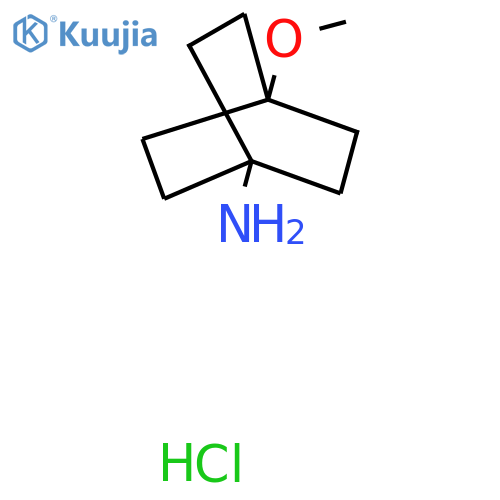4-methoxybicyclo[2.2.2]octan-1-amine hydrochloride structure