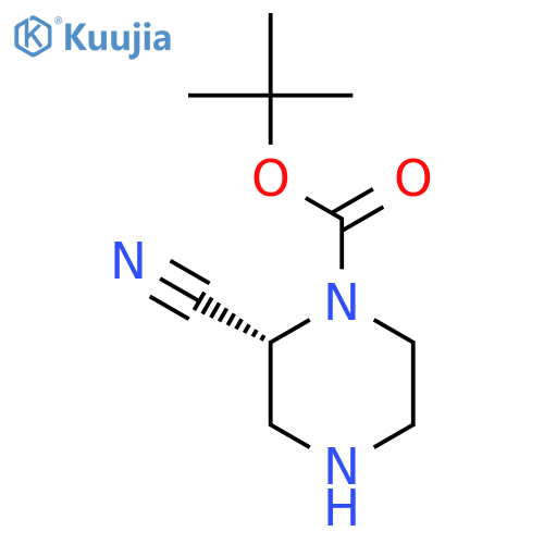 (R)-tert-Butyl 2-cyanopiperazine-1-carboxylate structure