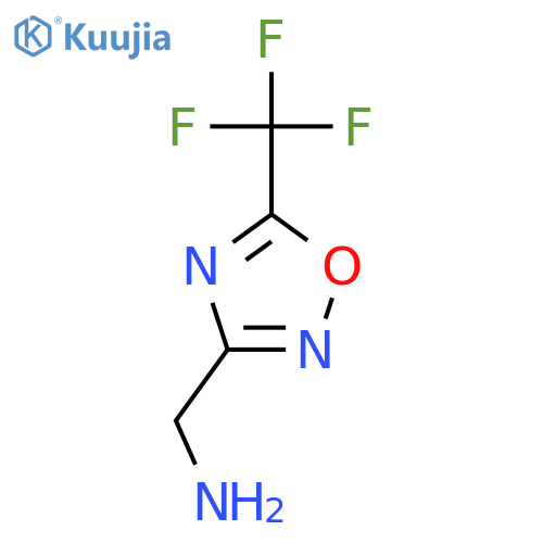 5-(trifluoromethyl)-1,2,4-oxadiazol-3-ylmethanamine structure