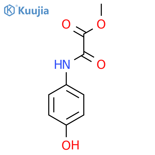 N-(4-Hydroxyphenyl)oxalamic acid methyl ester structure