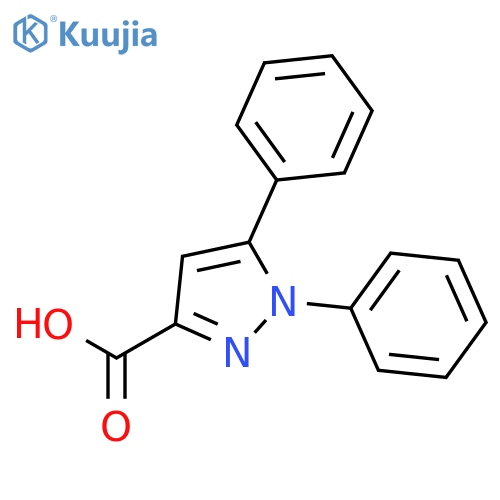 1,5-Diphenyl-1H-pyrazole-3-carboxylic acid structure