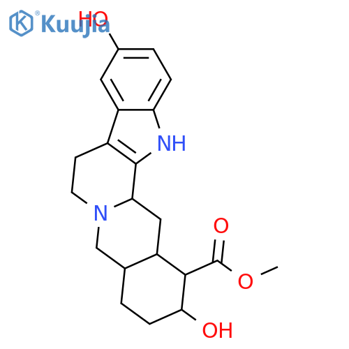 Yohimban-16-carboxylicacid, 10,17-dihydroxy-, methyl ester, (16b,17b,20a)- (9CI) structure