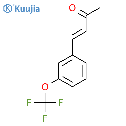 4-3-(trifluoromethoxy)phenylbut-3-en-2-one structure