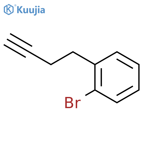 1-bromo-2-(but-3-yn-1-yl)benzene structure
