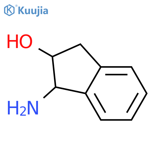 (1R,2S)-1-amino-2,3-dihydro-1H-inden-2-ol structure