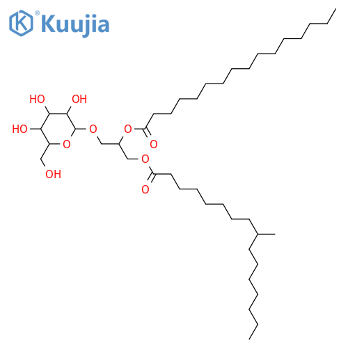 Glycerol 1,2-dialkanoates; Glycerol 1-(9ξ-methylhexadecanoate) 2-hexadecanoate, 3-O-β-D-Galactopyranoside structure