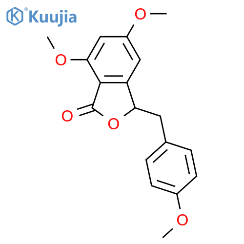 5,7-Dihydroxy-3-(4-hydroxybenzyl)phthalide; (S)-form, Tri-Me ether structure