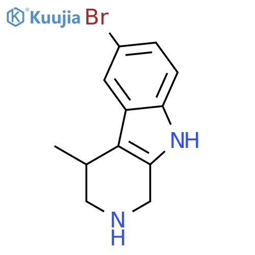 6-bromo-4-methyl-2,3,4,9-tetrahydro-1H-beta-carboline structure