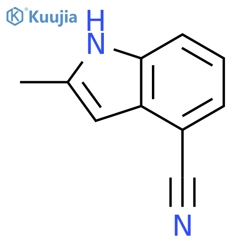 2-Methyl-1H-indole-4-carbonitrile structure