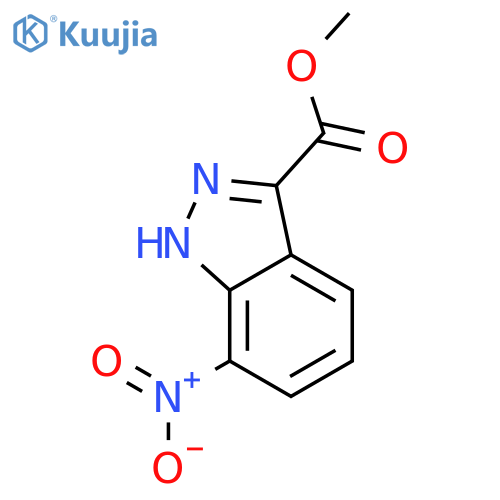 Methyl 7-nitro-1H-indazole-3-carboxylate structure