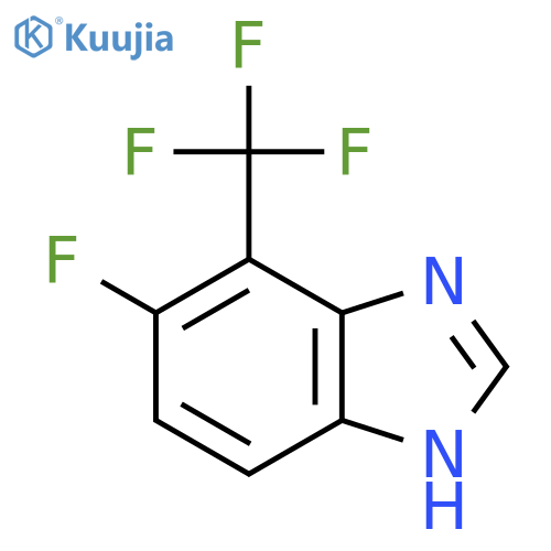 6-Fluoro-7-trifluoromethyl-1H-benzimidazole structure