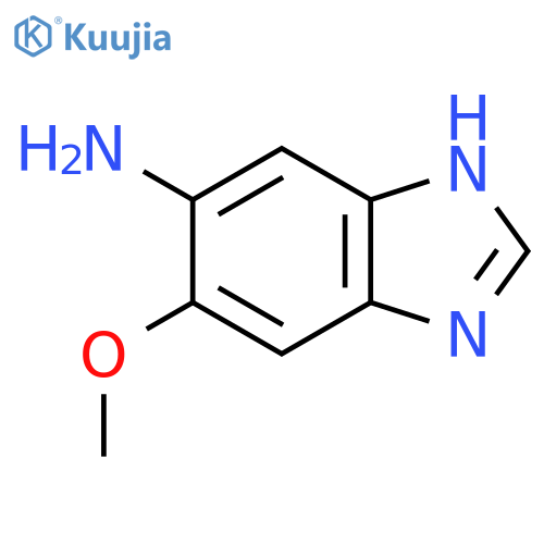 6-Amino-5-methoxy-1H-benzimidazole structure