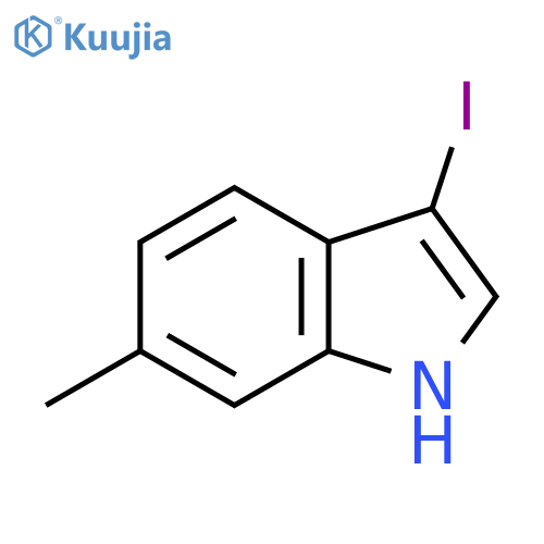 3-iodo-6-methyl-1H-indole structure