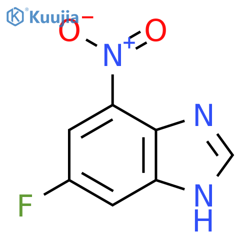 6-Fluoro-4-nitro-1H-benzimidazole structure